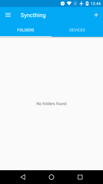 Syncthing Android GUI